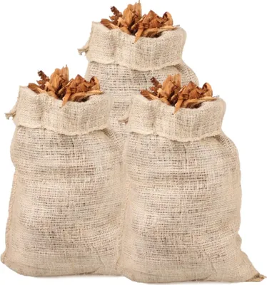 Zdjęcie produktu dla KOTARBAU® Zestaw 3 worków jutowych do ogrodu na kompost i inne odpady Worek jutowy 95x45 cm Worki ekologiczne
