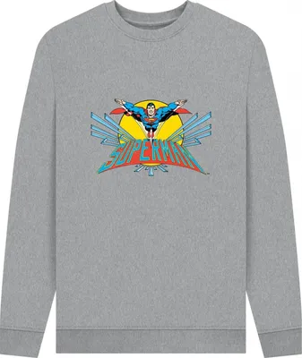 Image de Superman - Sweat-shirt "Official" pour homme/femme unie PN2114 (XL) (Bruyère claire)