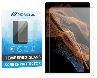 Produktbild von Mobigear Displayschutzfolie für Samsung Galaxy Tab S8 Ultra, gehärtetes Glas – Displayschutzfolie, kompatibel mit Hüllen