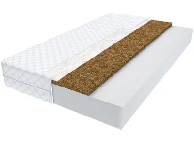 Zdjęcie produktu dla Materac do łóżeczka dziecięcego, wymiar 70x140 cm, BABY COCO, wysokość ok. 8 cm, z wkładem kokosowym