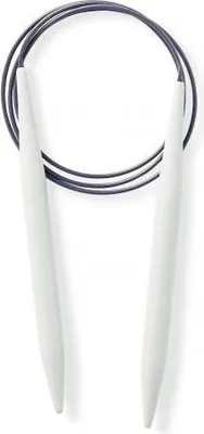 Produktbild von PRYM Rundstricknadeln, Kunststoff, 100 cm, Ø 10,00 mm, grau