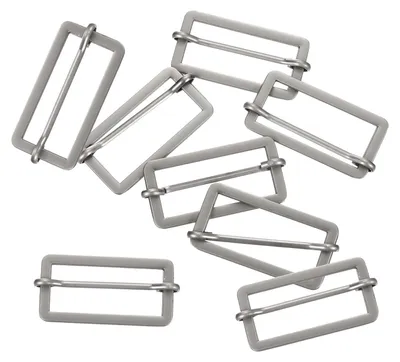 Schuifschloss 8 Stk. Zinklegierung Triglide-Schieber 51x25 mm
