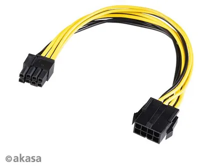Obrázok produktu pre AKASA - 12V ATX 8-Pin na PCIe 6+2 pin adaptér