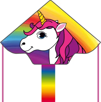 Image de Cerf-volant pour enfants HQ Simple Flyer Unicorn Unicorn 120 cm cerf-volant
