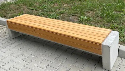 Produktbild von Casa Padrino Parkbank - Stadtbank Naturfarben / Grau 200 cm