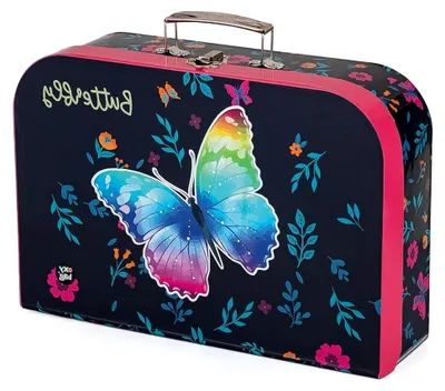 Produktbild von Handarbeitskoffer Butterfly Rainbow