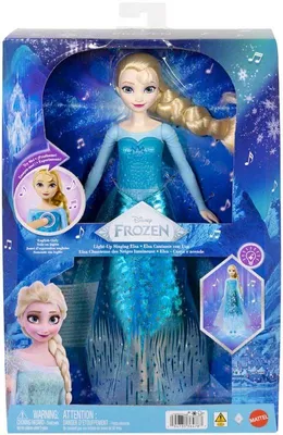 Image de Disney Frozen JLJ07, poupée de mode, pour filles, à partir de 3 ans, avec effets sonores et lumineux