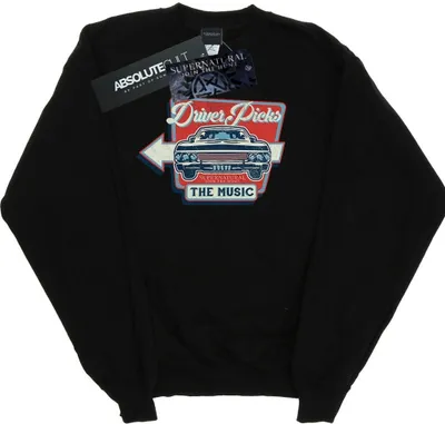 Obrázek produktu pro Supernatural - Pánská mikina "Driver Picks The Music" BI45213 (XL) (Black)