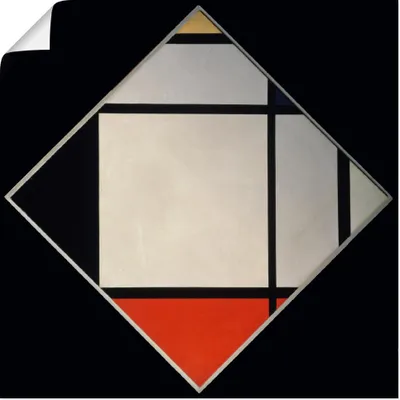 Produktbild von ARTland Poster Rhombus II. Größe: 40x40 cm