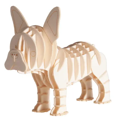Produktbild von 3D-Modell, Bulldogge, Spezialkarton, gelasert