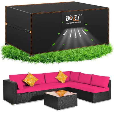 Productafbeelding van Tuinmeubelbeschermhoes, 250x210x90 cm, 420D Oxford, waterdicht, winddicht, met ventilatie