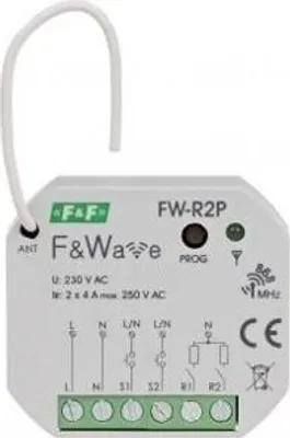 Produktbild von Bistabiles Funk-Doppelrelais für Box 85-265V AC/DC FiWave FW-R2P