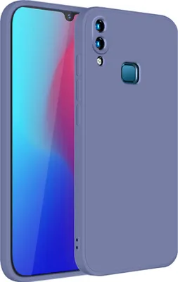Image de Etui pour VIVO V11i Etui en silicone souple et antichoc Gris