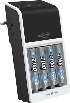 Produktbild von ANSMANN 1001-0094-01 Comfort Plus Schnell-Ladegerät für NiMH Akkus, AA oder AAA