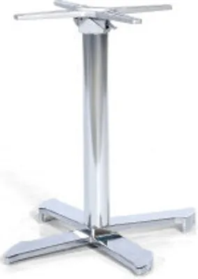Produktbild von Sonnenpartner Tischgestell Kreta Alu silber mit wählbarer Tischplatte, abklappbar