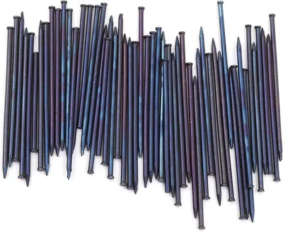 Design61 Stahlstifte 1,2 x 35 mm - Blau - Lenskopf