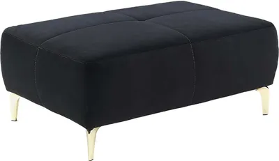 Produktbild von Sitzhocker - 111 x 79 cm - Schwarz - Samtbezug