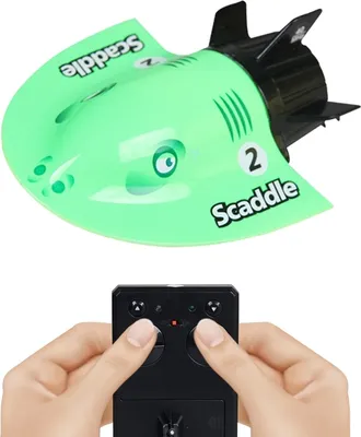 Immagine prodotto di 3314M 4 canali ricaricabile Mini barca RC sottomarino bambini acqua giocattolo con telecomando (verde)