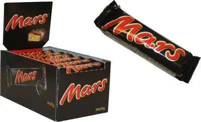 Produktbild von 24x MARS Riegel á 51g = 1224g Schokoriegel Schokolade Display Theke Karamel