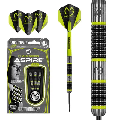 Immagine prodotto di Winmau Dartpfeile MvG Aspire Steeldart 24g