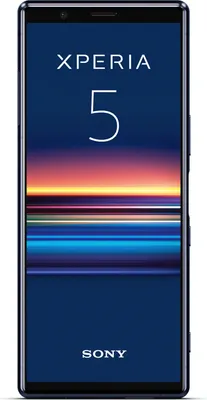 Produktbild von Sony Xperia 5, 15,5 cm (6.1"), 6 GB, 128 GB, 12 MP, Android 9.0, Blau