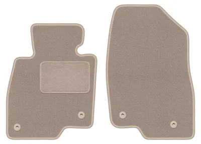 Immagine prodotto di Tappetini anteriori in moquette per Mazda 6 GJ III 2012- (station wagon) – 2 pezzi, beige, su misura – Wielganizator LUX – fissaggio guidatore