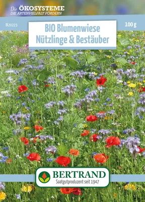 Artikelbild 1 von 'BIO Blumenwiese Gemüseanbau Nützlinge und Bestäuber (einjährig) (100 g)'