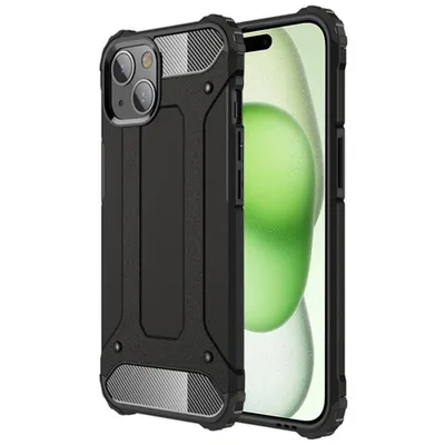 Produktbild von Techsuit Hybrid Armor Back Cover Hülle für Apple iPhone 15 Plus - Schwarz