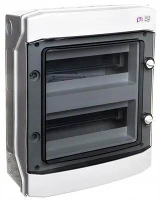 Immagine prodotto di Distributore di moduli ETI-Polam Dido 001101067 Moduli 1x24 montati in superficie IP65 ECH-24PT-s porta trasparente
