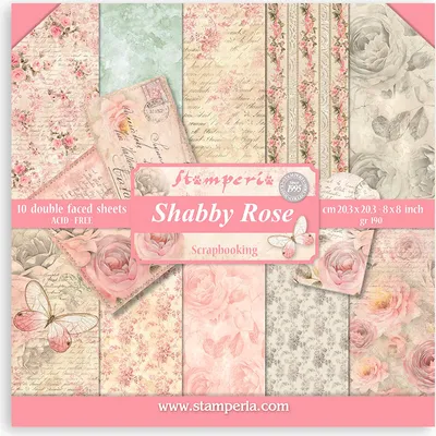 Image de Bloc de scrapbooking « Shabby Rose »