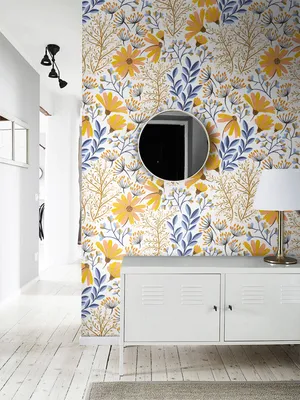 Produktbild von Coloray Fototapete 416x254 cm Vlies-Fototapete - Böhmisches Blumen