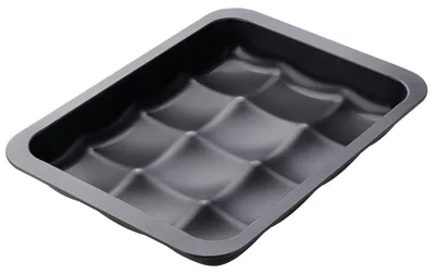 Obrázek produktu pro Zenker 6517, Dortová forma, Obdélníkový, Rýhovaný povrch, 230 °C, Černá, Německo