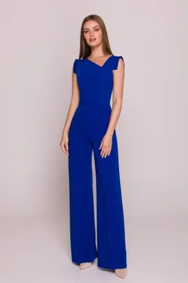 Produktbild von Stylove Jumpsuit für Frauen Sapphira S407 kornblumenblau M