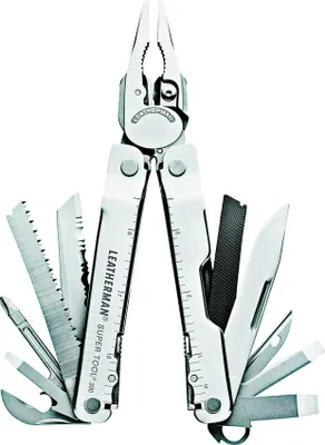 Produktbild von Leatherman Multitool Super Tool 300 (19x) Edelstahl