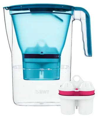 Produktbild von BWT Vida, Pitcher-Wasserfilter, 2,6 l, Hellblau, Transparent