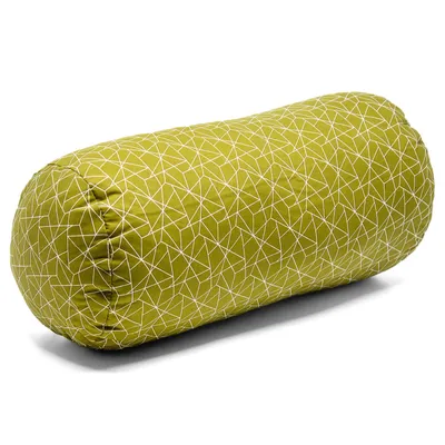 Produktbild von Nackenrolle Nackenkissen Knierolle Reisekissen "Olive" mit Netzmuster