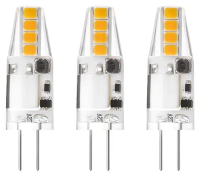 Productafbeelding van Kobi LED Insteeklamp G4 Helder - 1.5W 170lm 3000K - Warmwit - Vervangt 18W - 12V - 3 stuks