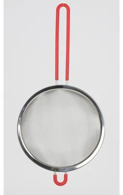 Produktbild von 6er Set Edelstahl Sieb 20cm mit Kunststoffgriff Küche Haushalt kochen Reis etc.