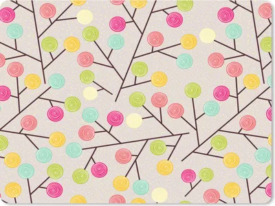 Produktbild von MuchoWow® Mauspad Mousepad Mädchen - Lutschbonbon - Baum - Muster - Mädchen - Rosa - Kinder - Kind 23x19 cm - Mousepads - Maus Mat - Pad - Mausunterlage - Schreibtischunterlage - Mauspad