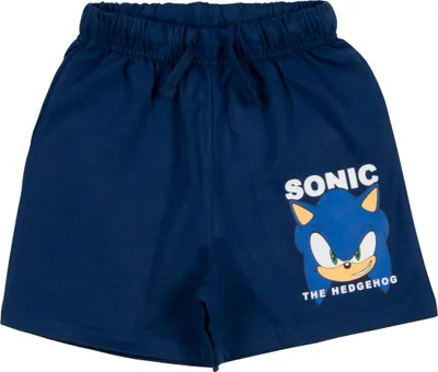 Produktbild von Sonic the Hedgehog Shorts für Jungen - Kinder kurze Hose Trainingshose Bermuda Blau 110-116