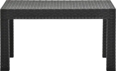 Obrázek produktu pro vidaXL Zahradní stůl antracit 58x58x41 cm PP ratan