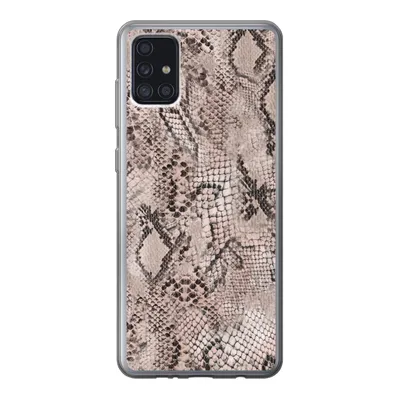 Produktbild von MuchoWow® Handyhülle Schutzhülle Hülle für Samsung Galaxy A52 5G Tiermuster - Grau - Schwarz Silikon Softcase Handy Hülle - Umschlag