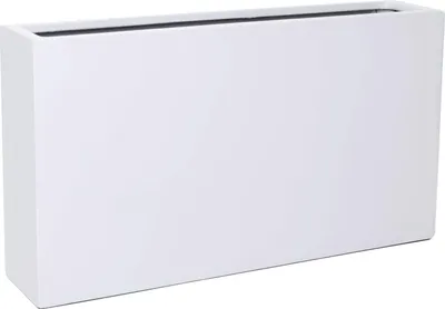 Produktbild von VIVANNO Raumteiler Fiberglas ELEMENTO SLIM Kasten, Weiß matt - 90x20x50 cm