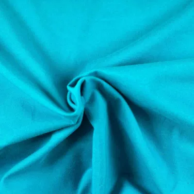 0,5m Baumwoll-Jersey uni Meterware Jersey-Stoff türkis