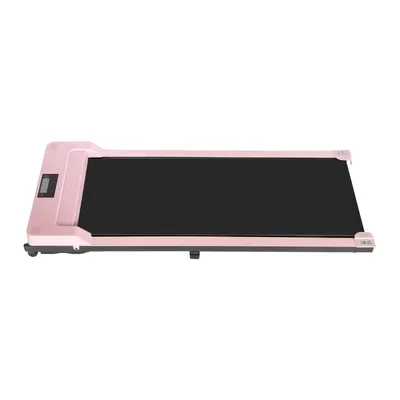 Immagine prodotto di Tapis roulant elettrico pieghevole, display LED, velocità regolabile da 1 a 6 km/h, Tapis roulant piatto Rosa