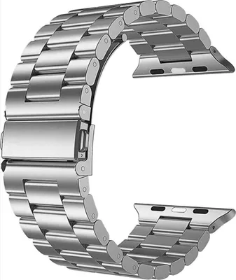 Immagine prodotto di CHPN – Cinturino per orologio compatibile con Apple Watch – taglia 42/44/45 mm – color argento – compatibile con Apple Watch – cinturino Hip-Case – cinturino – moderno cinturino per orologio – elegante cinturino per orologio