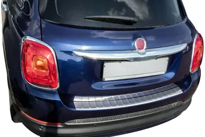 Immagine prodotto di Protezione Paraurti Acciaio Inox Opaco per Fiat 500X da Bj 2014- con Bisello