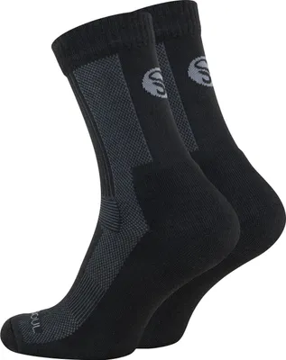 Produktbild von Stark Soul® 1 Paar Merino Outdoor Trekking Socken für Damen und Herren, schwarz, 43-46