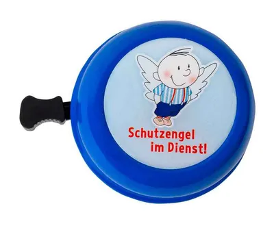 Produktbild von Fahrradklingel Engel blau 55 mm - bbeBells 52366 - Glocke Klingel Läute Schelle