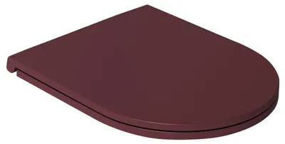 Produktbild von Isvea INFINITY WC-Sitz SLIM, Soft Close, Easy Take, Matt Maroon Red